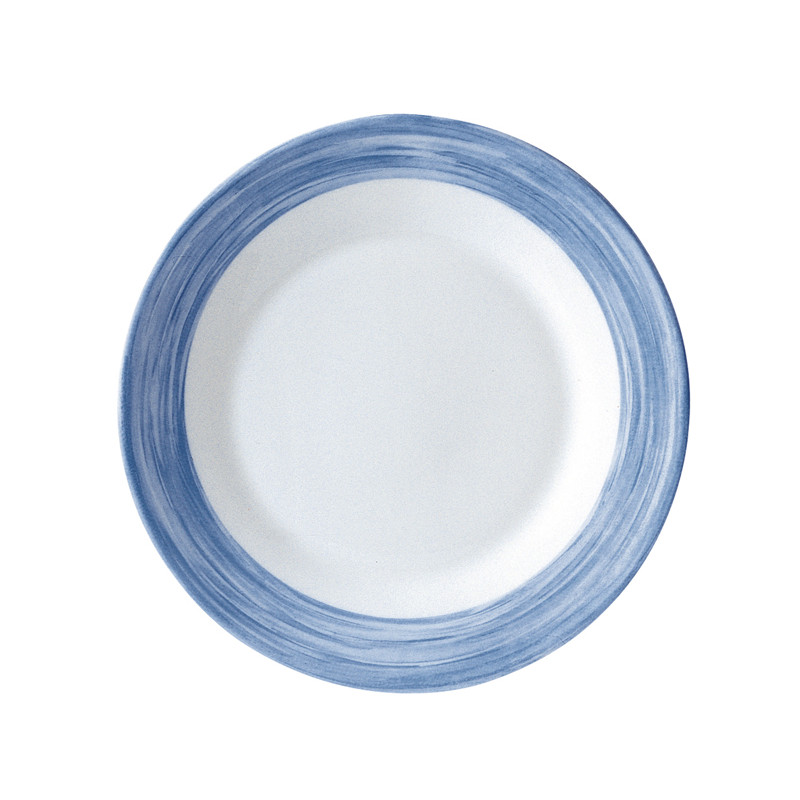 ASSIETTE PLATE BRUSH JEAN 25,4CM