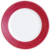 ASSIETTE PLATE BRUSH CHERRY 25,4CM