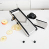 MANDOLINE SUR PIED EN ACIER INOXYDABLE