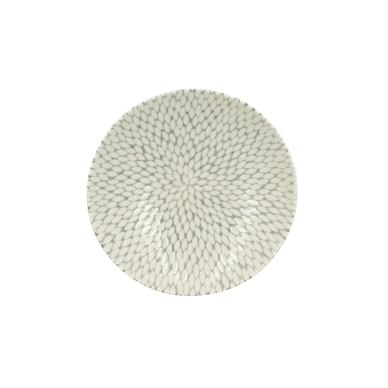 ASSIETTE CREUSE JASMIN 21CM EN PORCELAINE BLANC