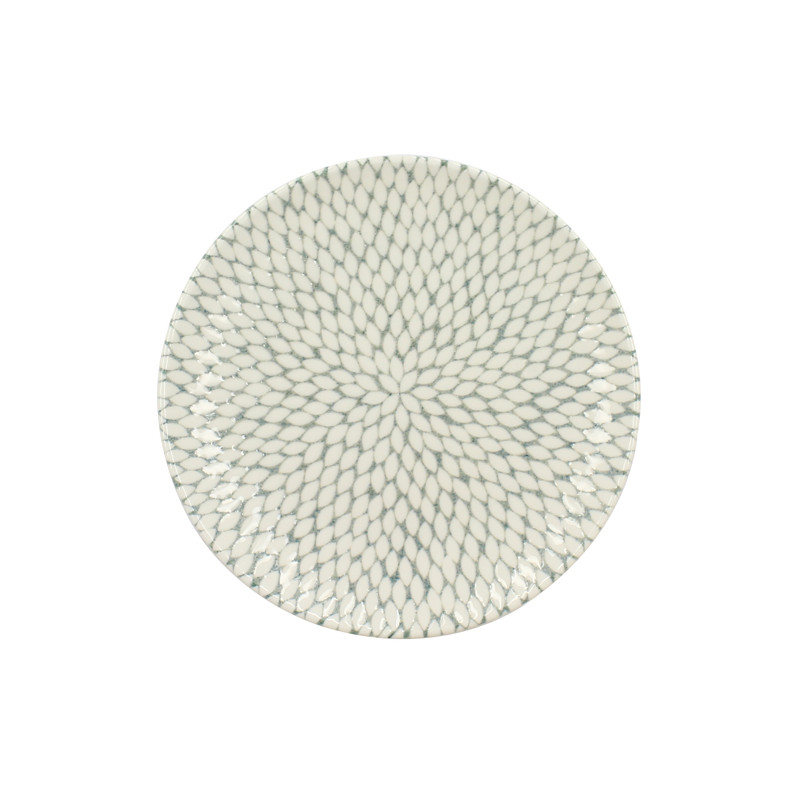 ASSIETTE À DESSERT JASMIN 20CM EN PORCELAINE BLANC