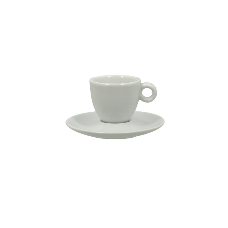 TASSE CAFE 8CL BOLA PORCELAINE BLANCHE