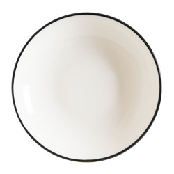 ASIETTE CREUSE LINEA NOIR...