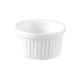 RAMEQUIN 7X3.5CM EN GRÈS BLANC