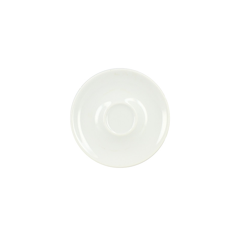 SOUCOUPE 12.5CM BOLA PORCELAINE BLANCHE