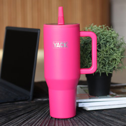 GOBELET ISOTHERME YACK 90CL EN ACIER INOXYDABLE FUCHSIA