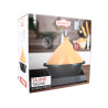 TAJINE D30CM FOND ALU INDUCTION COUVERCLE EN CÉRAMIQUE JAUNE