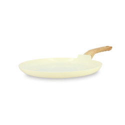 CRÊPIÈRE COLORAMA 26CM ALUMINIUM RECYCLÉ CREME INDUCTION