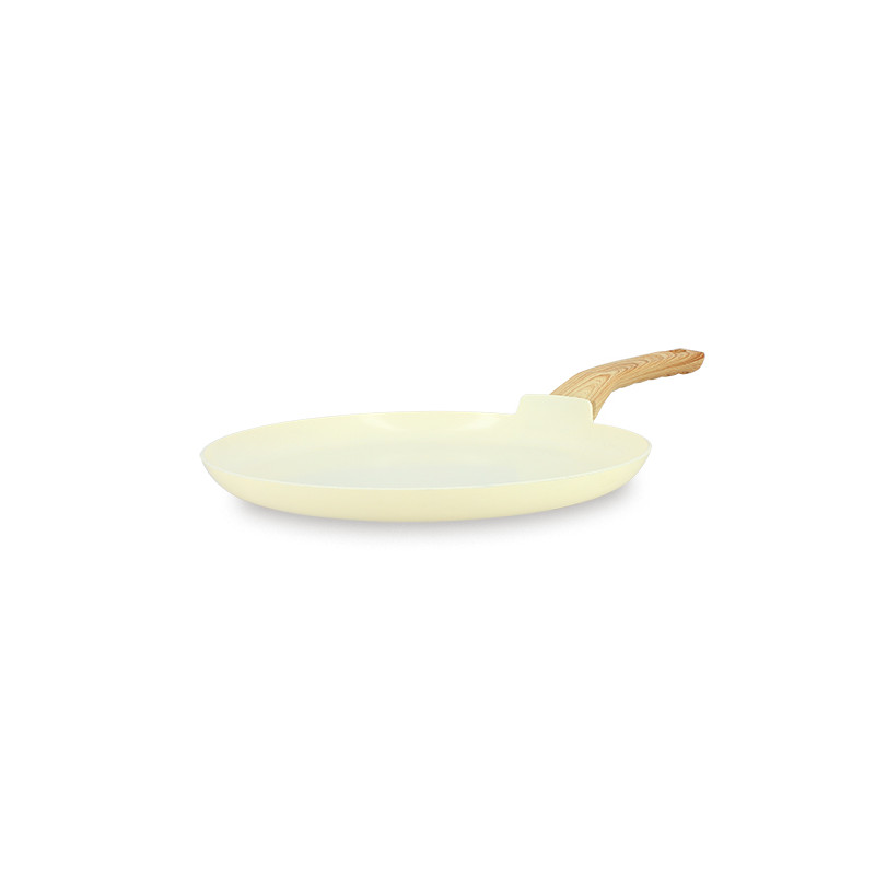CRÊPIÈRE COLORAMA 26CM ALUMINIUM RECYCLÉ CREME INDUCTION