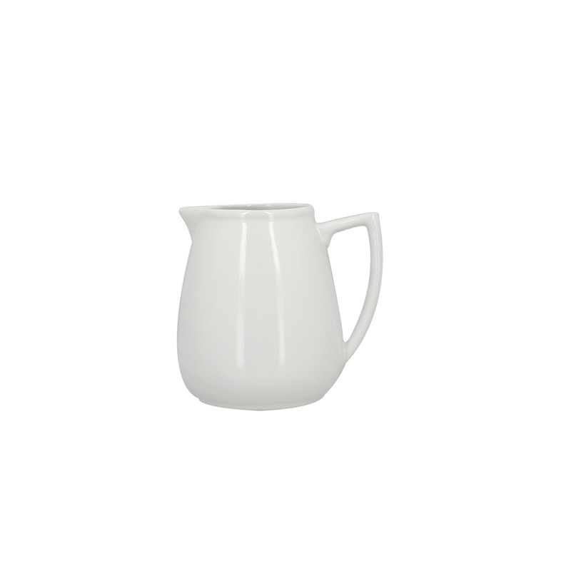 POT À LAIT BOULE 75CL EN GRÈS BLANC