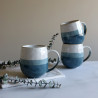 MUG RIGA BLEU 44CL EN GRÈS