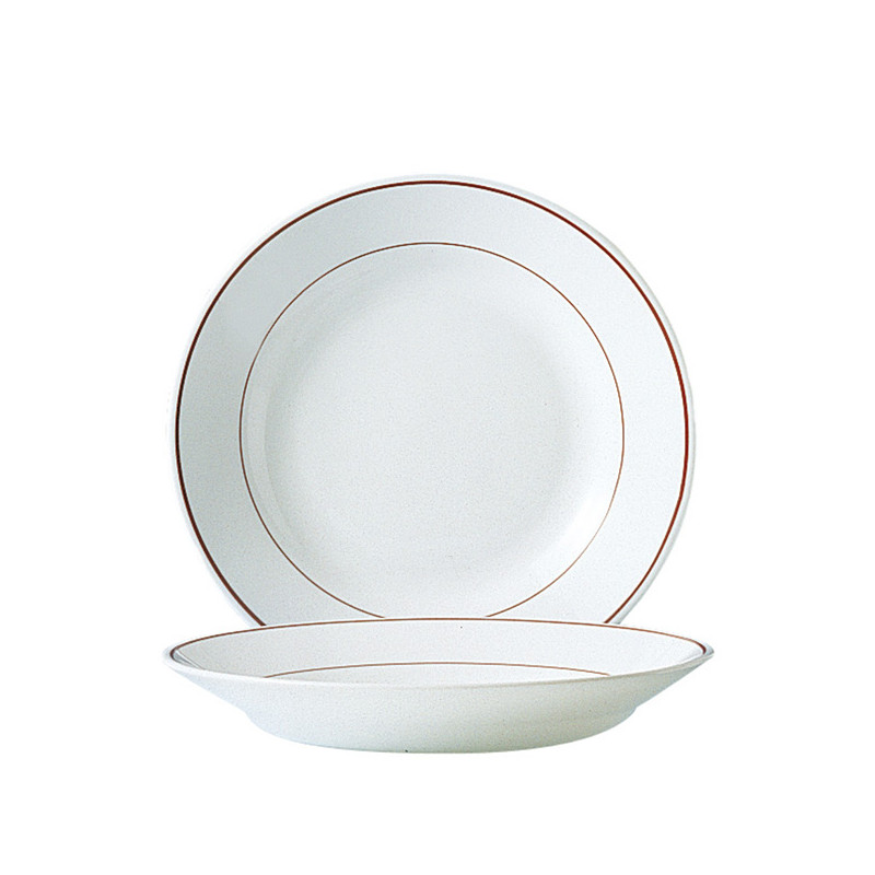 ASSIETTE CREUSE RESTAURANT BORDEAUX   22.5CM 69CL