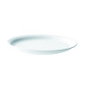 PLAT OVALE AMERYKA PORCELAINE BLANCHE  33CM