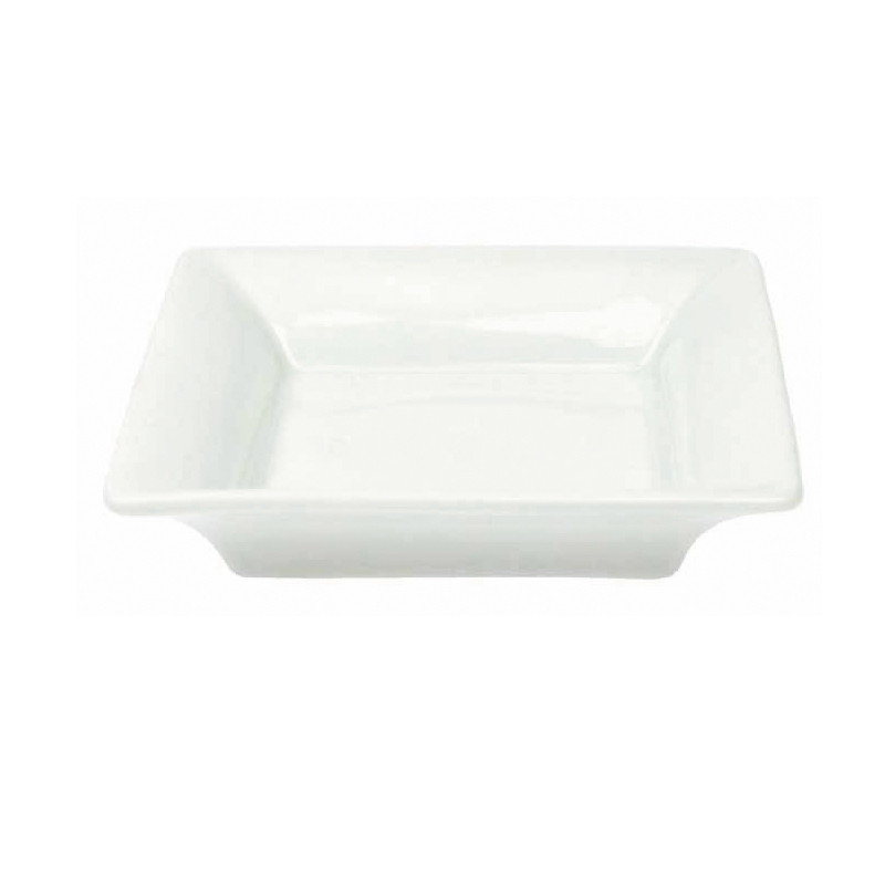 VIDE POCHE 10X10CM EN GRÈS BLANC