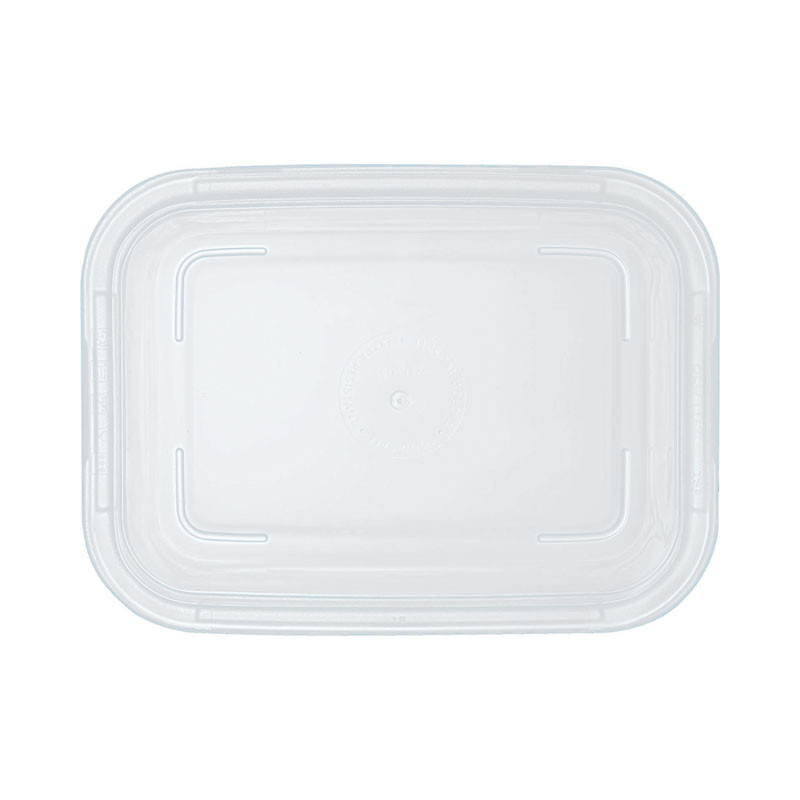 COUVERCLE RECTANGULAIRE FOOD BOX 186X137MM BLANC  POLYPROPYLENE