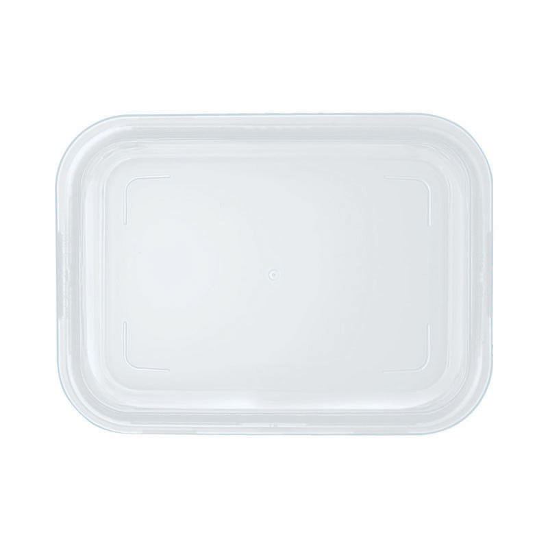 COUVERCLE RECTANGULAIRE FOOD BOX 214X158MM BLANC  POLYPROPYLENE