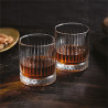 BOITE DE 4 CHOPES FORME BASSE ELYSIA 21CL EN VERRE TRANSPARENT