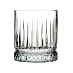 BOITE DE 4 CHOPES ELYSIA 36CL EN VERRE TRANSPARENT FORME BASSE