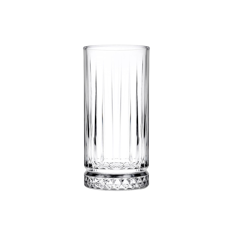 BOITE DE 4 CHOPES FORME HAUTE ELYSIA 28CL EN VERRE TRANSPARENT