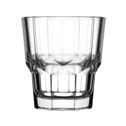 LOT DE 3 CHOPES FORME BASSE SERENITY 25,5CL EN VERRE TRANSPARENT