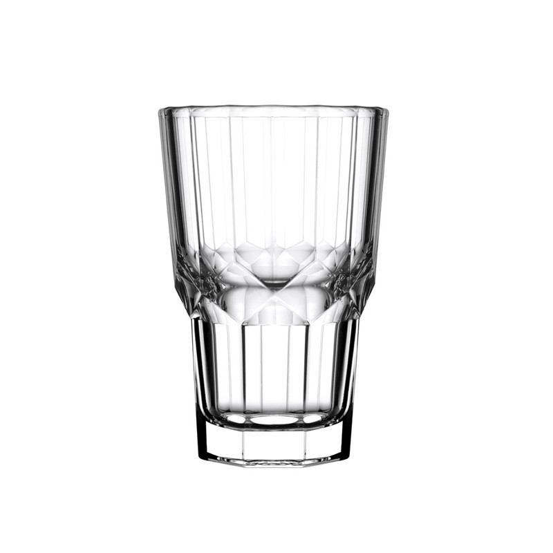 LOT DE 3 CHOPES FORME HAUTE SERENITY 26,5CL EN VERRE TRANSPARENT