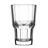 LOT DE 3 CHOPES FORME HAUTE SERENITY 26,5CL EN VERRE TRANSPARENT