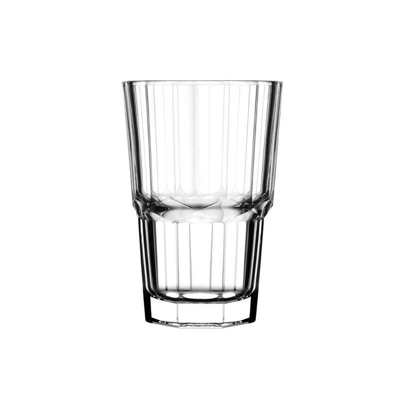 LOT DE 3 CHOPES FORME HAUTE SERENITY 35,5CL EN VERRE TRANSPARENT