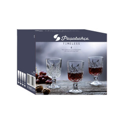 BOITE DE 4 VERRES À PIED TIMELESS 34CL EN VERRE