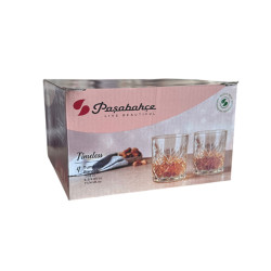 BOITE DE 4 CHOPES FORME BASSE TIMELESS 20,5CL EN VERRE