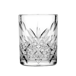 BOITE 4 CHOPES FORME BASSE TIMELESS 34,5CL EN VERRE TRANSPARENT