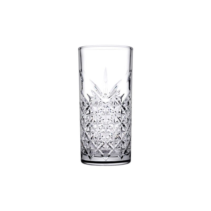BOITE 4 CHOPES FORME HAUTE TIMELESS 36,5CL EN VERRE TRANSPARENT