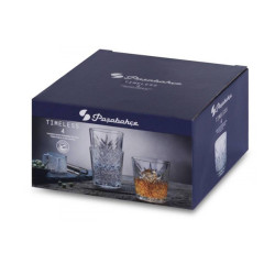 BOITE 4 CHOPES FORME BASSE TIMELESS 35,5CL EN VERRE
