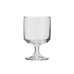 LOT DE 4 VERRES À PIED TOWER 22CL EN VERRE TRANSPARENT