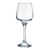 LOT DE 3 VERRES A PIED VIN 29,5CL FLORENCE  EN VERRE TRANSPARENT