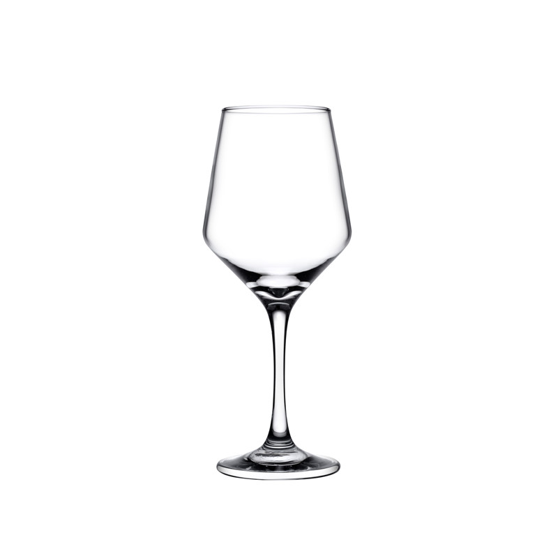 LOT DE 3 VERRES À PIED 33.5CL EN VERRE TRANSPARENT