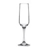 LOT DE 3 FLÛTES 21CL EN VERRE TRANSPARENT