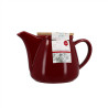 THÉIÈRE ANNA 500ML EN GRÈS MAGENTA AVEC COUVERCLE EN HEVEA