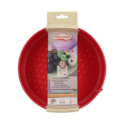 MOULE À CHARNIÈRE COLORAMA 22CM EN ACIER CARBONE MAGENTA