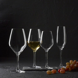 BOITE DE 6 VERRES À PIED VIN ZENITH EN CRISTALLIN 48 CL