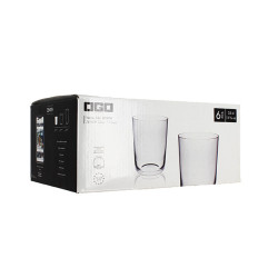 BOITE DE 6 CHOPES ZENITH EN CRISTALLIN 35CL FORME BASSE