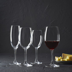 BOITE DE 6 VERRES VIN OSLO 45CL EN CRISTALLIN