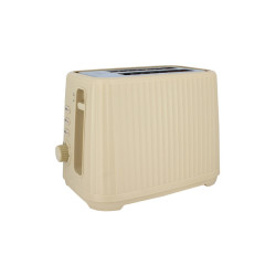 GRILLE PAIN 2 TRANCHES EN POLYPROPYLÈNE CRÈME STRIE