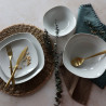 SALADIER ALASKA 23.5CM EN PORCELAINE BLANC