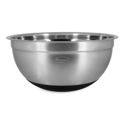 BOL À MÉLANGER EN ACIER INOXYDABLE 25CM 3.7L ANTI DÉRAPANT