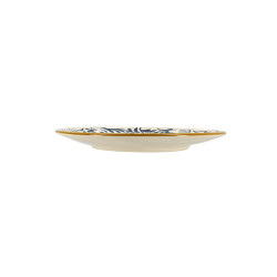 ASSIETTE DESSERT HÉRACLÉE 19CM EN GRÈS DÉCOR BLEU