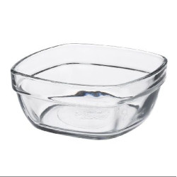 COUPELLE LYS EMPILABLE 9CM 15CL EN VERRE TREMPÉ TRANSPARENT