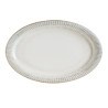 ASSIETTE OVALE GALATA ALBUS 32X20CM PORCELAINE