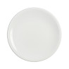 ASSIETTE PLATE OMEGA 22CM EN PORCELAINE BLANCHE