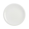 ASSIETTE PLATE OMEGA 20CM EN PORCELAINE BLANCHE