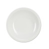 ASSIETTE CREUSE OMEGA 15CM EN PORCELAINE BLANCHE